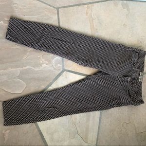 Closed Brown checkered jean